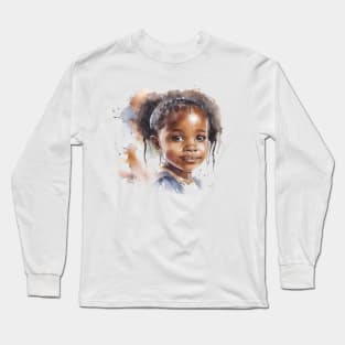 Cute child face Long Sleeve T-Shirt